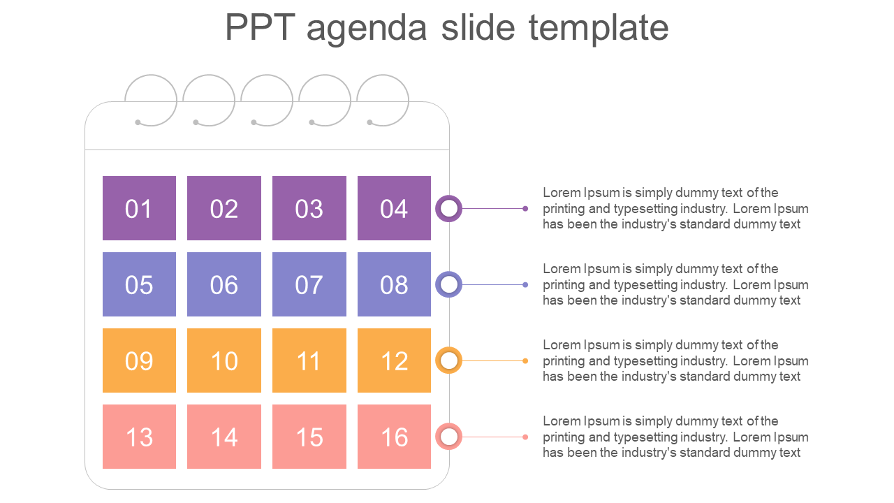 Agenda PPT Slide Template and Google Themes